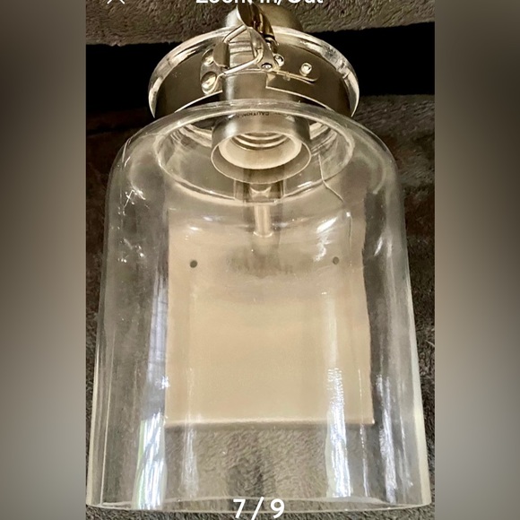 BRUSHED NICKEL WALL SCONCE - Picture 8 of 10